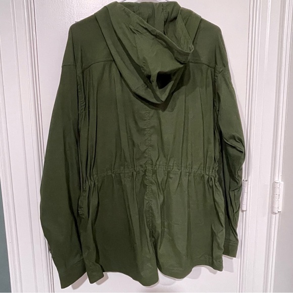 Athleta Outpost Jacket Utility Field Chore Coat Womens Small Army Green Like New - Picture 5 of 5
